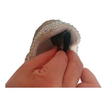 Sneaker Toe/Heel Prevention Repair, Shoe Hole Toeburst Patch/Insert, Wear Self-Adhesive, 1pairs of Black and 1 Pair of White