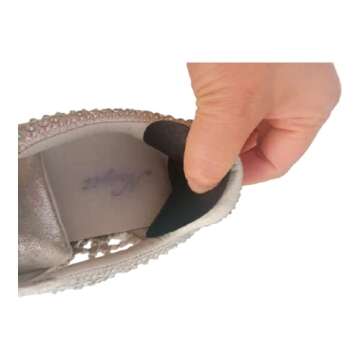 Sneaker Toe/Heel Prevention Repair, Shoe Hole Toeburst Patch/Insert, Wear Self-Adhesive, 1pairs of Black and 1 Pair of White