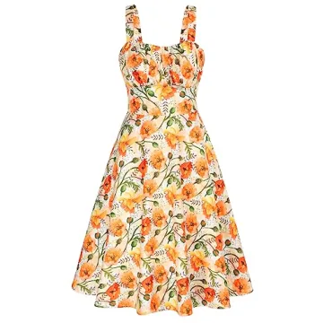 Belle Poque Floral Swing Dress for Women Summer 2024