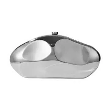 WuDiaoer Acrylic Shell Clutch Trendy Acrylic Metallic Evening Bag Unique Clutch Purses for Women Wed...