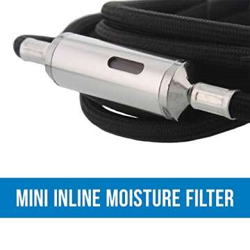 Master Airbrush TC-77 Quiet High Performance Airbrush Compressor