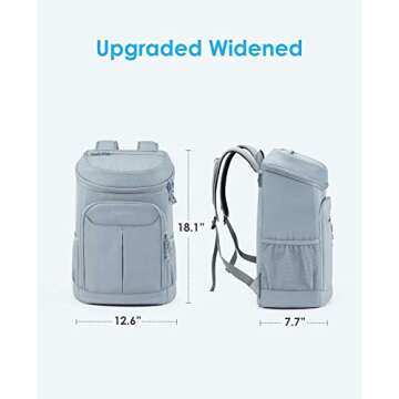 OlarHike Leak-Proof Backpack Cooler for Outdoor Adventures