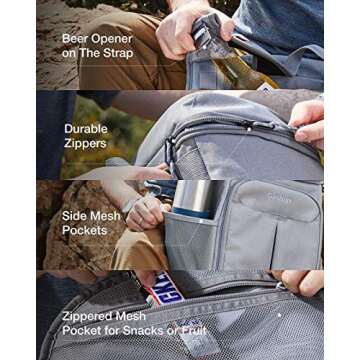 OlarHike Leak-Proof Backpack Cooler for Outdoor Adventures