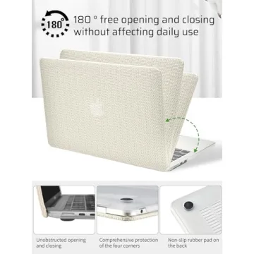 Stylish Seorsok MacBook Air 15 inch Case with Keyboard Cover