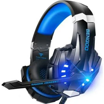 BENGOO G9000 Gaming Headset with Noise Cancelling Mic