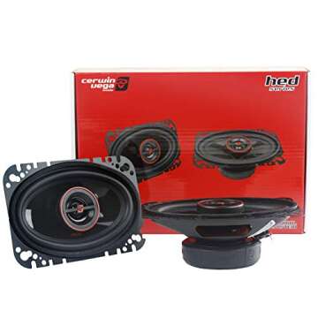 CERWIN-Vega! HED Series Car Speakers – High-Performance Audio, Clear Sound, Deep Bass & Compact Designs for All Vehicle Types (H746)