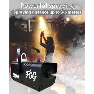 Fog Machine Smoke 600W Mini for Parties, Weddings, Halloween with Remote Control