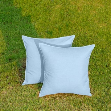 NiNi ALL Waterproof Outdoor Pillow Covers Set of 2