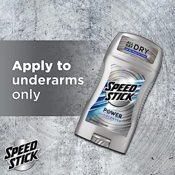 Speed Stick Unscented Antiperspirant Deodorant 4 Pack