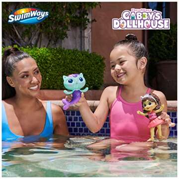 SwimWays Gabby’s Dollhouse Floatin' Figures 2-Pack - Perfect Pool Accessories