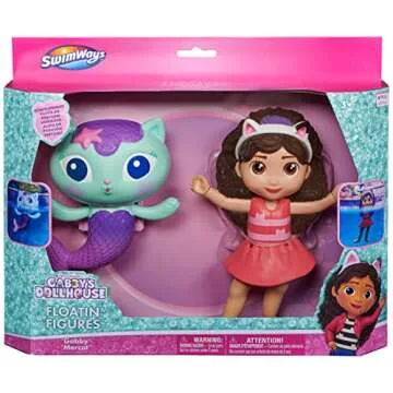 SwimWays Gabby’s Dollhouse Floatin' Figures for Kids