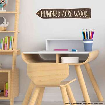 Disney Winnie the Pooh Hundred Acre Wood Arrow Wall Decor - Cute Winnie the Pooh Decoration