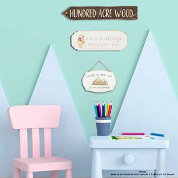 Disney Winnie the Pooh Hundred Acre Wood Arrow Wall Decor - Cute Winnie the Pooh Decoration