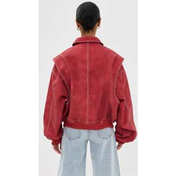 Lioness Women's Vista Bomber, Crimson, Red, S