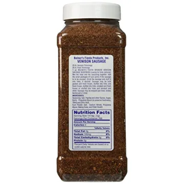 Bolner's Fiesta Venison Sausage Seasoning 24 Oz Bottle