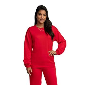 Fruit of the Loom Men's Fleece Sweatshirt for All-Day Comfort