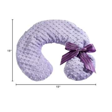 Sonoma Lavender Luxury Lavender Heatable/Chillable Neck Pillow, Microwaveable for Neck and Shoulders with Removable Washable Covers, Great for Relaxation and Pain Relief (Lilac Dot)