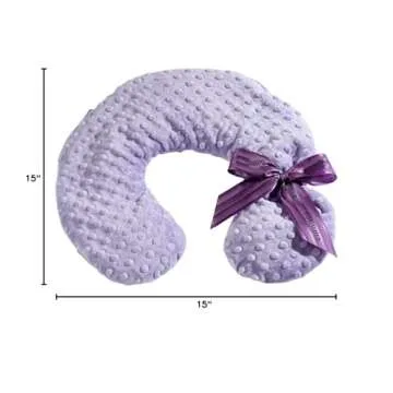 Sonoma Lavender Luxury Lavender Heatable/Chillable Neck Pillow, Microwaveable for Neck and Shoulders with Removable Washable Covers, Great for Relaxation and Pain Relief (Lilac Dot)