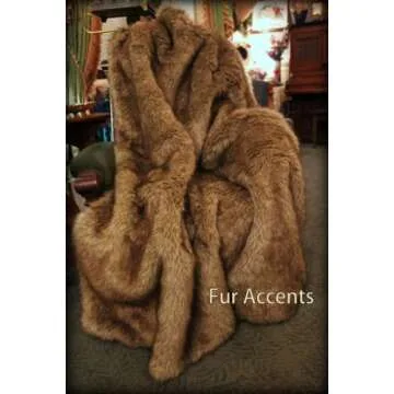 Luxury Plush Faux Fur Throw Blanket - Animal Friendly