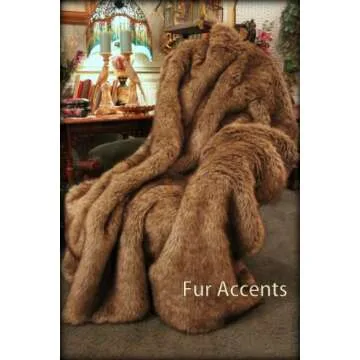 Luxury Plush Faux Fur Throw Blanket - Animal Friendly