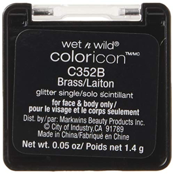 wet n wild Color Icon Glitter Eyeshadow Brass 0.5 oz