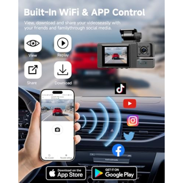 Dash Cam, 5G WiFi Dash Camera for Cars, 4K UHD Dash Cam Front and Rear, Car Camera Built-in 32GB Car...