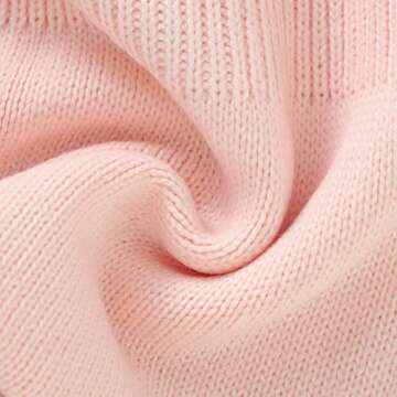 XIXIXIU Baby Cute Sweater Warm Knitted Bodysuit for Heart Print Spring Photography Comfy Romper Clothes Pink 0-3 Months