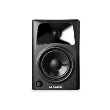 M-Audio AV42 | Compact Active Desktop Reference Monitor Speakers For Premium Playback, Professional ...