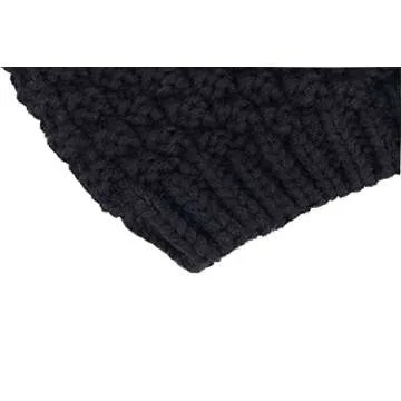 Stylish Women's Winter Knit Beanie with Double Poms