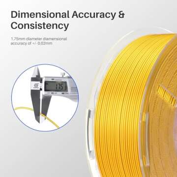 ELEGOO Silk PLA Filament 1.75mm Mint Green 1KG, Shiny 3D Printer Filament Dimensional Accuracy +/- 0.02mm, 1kg Spool(2.2lbs) Fits for Most FDM 3D Printers