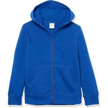 Amazon Essentials Boys & Toddlers Fleece Zip-Up Hoodie - Stylish & Warm