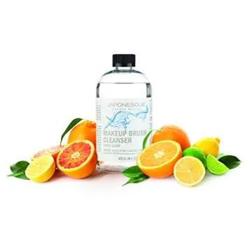 JAPONESQUE Makeup Brush Cleanser, Beauty Tool Cleaner, Citrus Scent, 16 Ounces