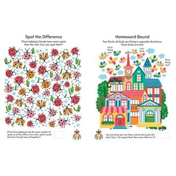 Train Your Brain: Logic Games: (Brain Teasers for Kids, Math Skills, Activity Books for Kids Ages 7+...