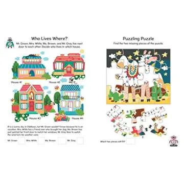 Train Your Brain: Logic Games: (Brain Teasers for Kids, Math Skills, Activity Books for Kids Ages 7+)