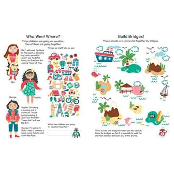 Train Your Brain: Logic Games: (Brain Teasers for Kids, Math Skills, Activity Books for Kids Ages 7+)