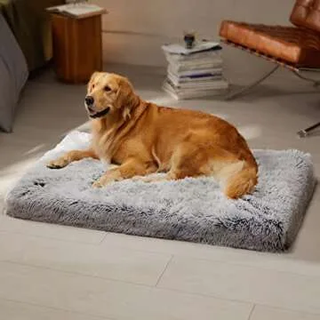 Orthopedic Dog Crate Bed for Large Dogs - Waterproof