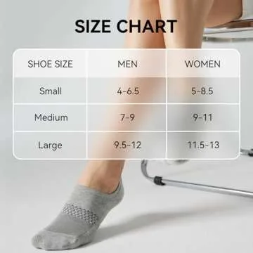 CS CELERSPORT 4 Pairs No Show Socks Womens and Mens Athletic Cushioned Ankle Low Cut Invisible Non S...