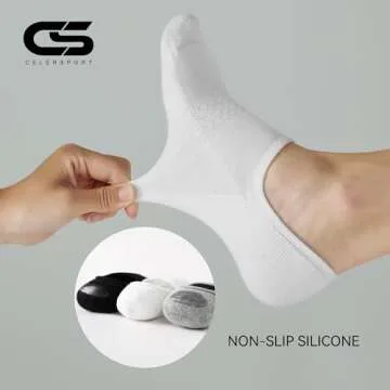 CS CELERSPORT No Show Socks for Men and Women - Comfort & Style