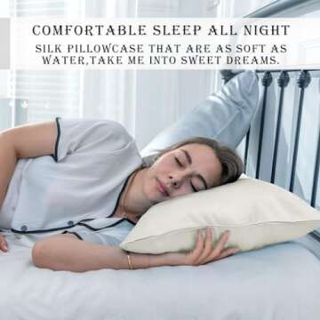 Luxurious Mulberry Silk Pillowcase for a Restful Sleep