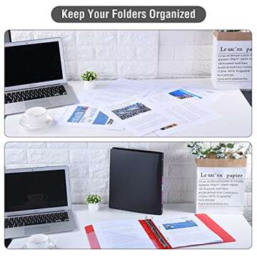 1-inch Basic 3-Ring Binder - Perfect for School & Office