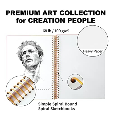 Stylish 9x12 Pink Sketchbook Great for All Artists!