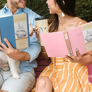 Stylish 9x12 Pink Sketchbook Great for All Artists!