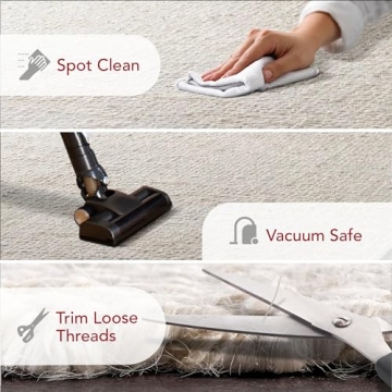 NuLOOM Hailey Hand Woven Jute Area Rug, 4x6, Off-white