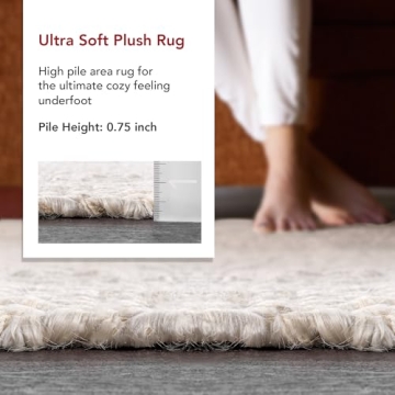 NuLOOM Hailey Hand Woven Jute Area Rug, 4x6, Off-white