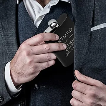 Custom Engraved Groomsmen Flasks, Perfect Wedding Gifts