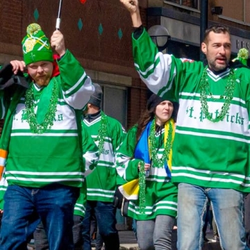 12PCS Shamrock Green Beads Necklace for St. Patrick's Day Festivities