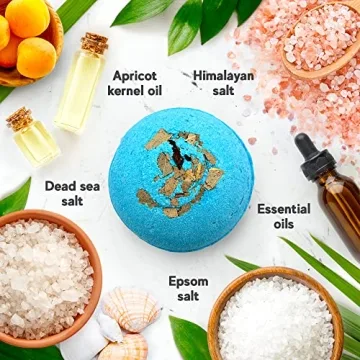 Organic Bath Bombs Gift Set - Natural Relaxation Kit