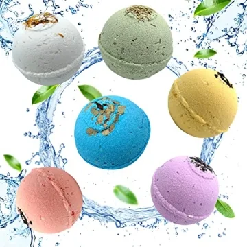 Organic Bath Bombs Gift Set - Natural Relaxation Kit