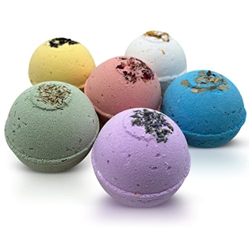 Organic Bath Bombs Gift Set - Natural Relaxation Kit