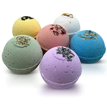 Organic Bath Bombs Gift Set - Natural Relaxation Kit